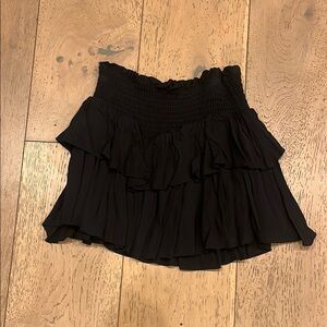 Katie J NYC, Never Used, Black Ruffled Women's Skirt